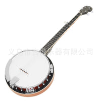 跨境西洋民族乐器五弦班卓琴桃花芯木5弦斑鸠琴Banjo初学演奏吉他