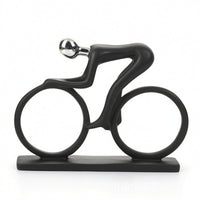 Abstract Woman Sculpture Matte Black Abstract Figure Elegant for Art Lovers