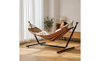 Metal Hammock Stand Freestanding Hammock Stand Stable Frame for Homeowners, Campers, Garden, Backyard, Campsite
