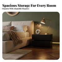Nightstand with Drawers Minimalist Design Single-Drawer End Table Modern and design