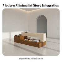Clothing Store Island Display Modern Minimalist Design Multi-Level Merchandise Table Heavy Duty Tiered Display Table for Crafters, Boutiques, Showroom
