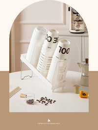 Disposable Cup Holder for Tabletop and Bar