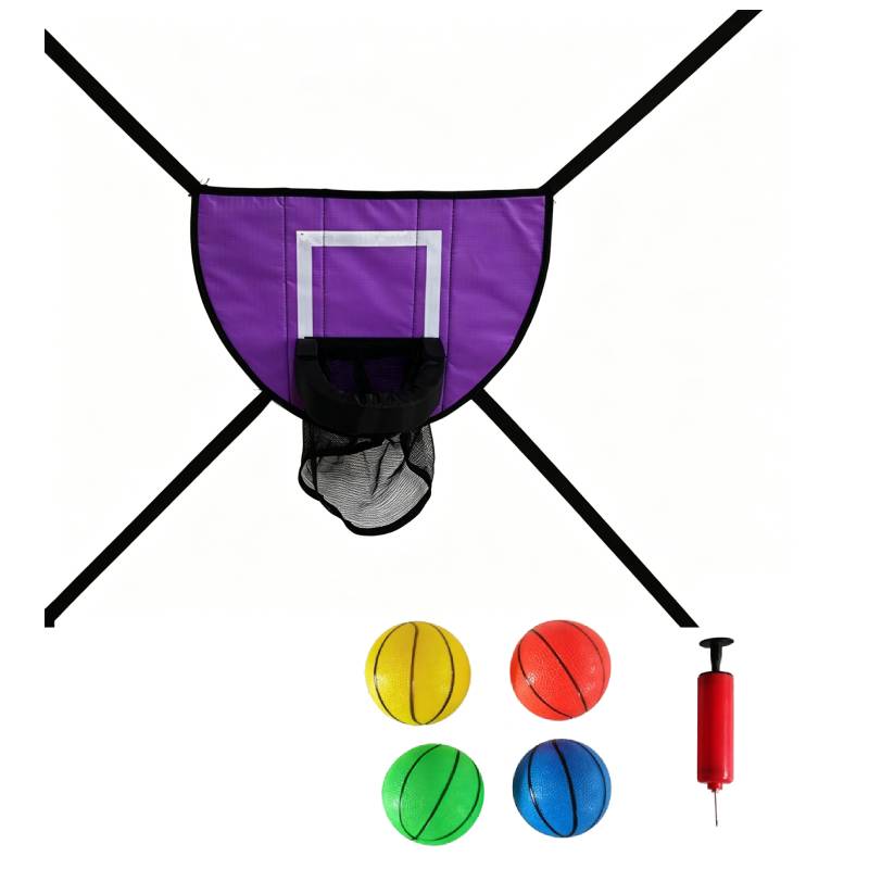 Purple / Hoop-1pump-4balls