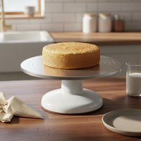 Effortless 360° Rotation Cake Turntable Non-Slip Rotating Cake Decorating Stand Easy to Clean 12 Inch Aluminum Alloy Turntable Heavy Duty for Bakers, Pastry Chefs, Bakery