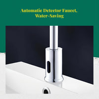 Touchless infrared faucet, hot/cold.