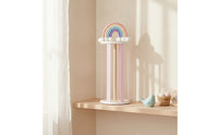 Hair Clip Storage Rack Tabletop Hair Clip Stand Barrette Holder Rainbow Pastel for Girls, Nursery, Bedroom