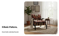 Upholstered Armchair with Wooden Frame Stylishly Crafted Paddinged Lounge Seat Vintage Inspired Comfortable Posterior