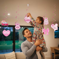 Best Mom Ever Banner Heartwarming Messages Mother's Day Hanging Swirls
