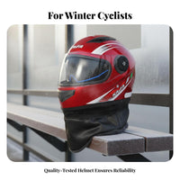 Full Face 3C Certified Winter Riding Helmet Warm Thermal Lining Head Protection for Men, Women, Cold Weather, Daily Commute, Bicycling