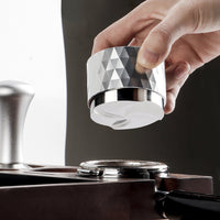 New Diamond Self-Leveling Coffee Distributor and Tamper Set Stainless Steel Espresso 3-Piece 51/53/58mm