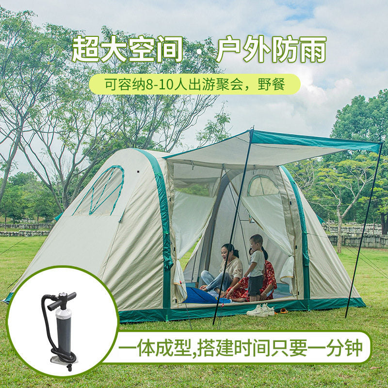 充气帐篷户外露营野外便携式车尾帐篷suv全自动野餐营地速开家庭