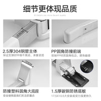 Folding Toilet Safety Rail for Elderly and Disabled, 304 Stainless Steel