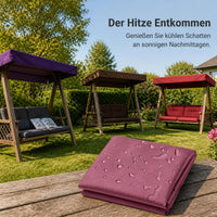 210D Oxford Cloth Outdoor Swing Canopy Replacement Waterproof Dustproof Rain Cover