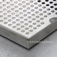 跨境U型滴酒盘接酒盘接水盘不锈钢304配酒柱Beer Drip Tray