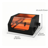 Engraver Enclosure Heat-Insulating Enclosure with Window Ventilated