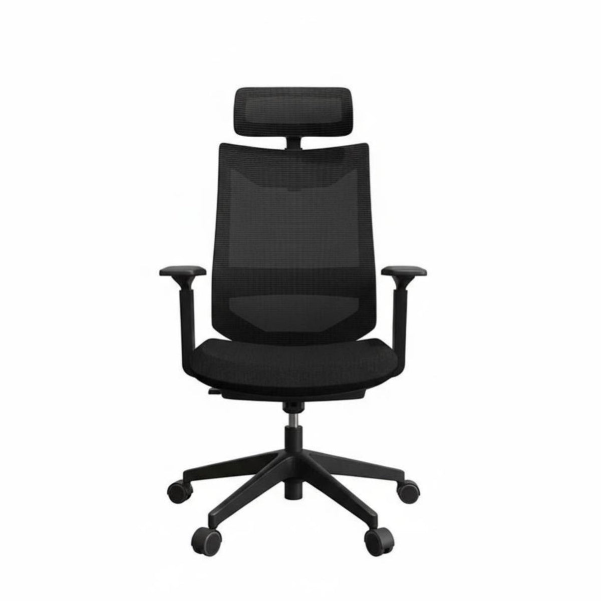 Ergonomic Design Sled Base Mesh Chair Fixed Armrests Office Furniture Breathable posterior supportrest Indoor Seating Support for Students, Home Users, Guests, Study Room, Reception Area