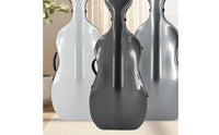 Waterproof 1/2 Size Cello Case Airline Boarding Safe Hard Cello Flight Case Water-Resistant String Instrument Protector Portable for Students, Kids, Air Travel, School
