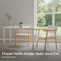 arcd rear Dining Chair Nordic design Accent Seat Modern Aesthetic for Families