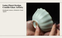 Porcelain sake cup, unique gift
