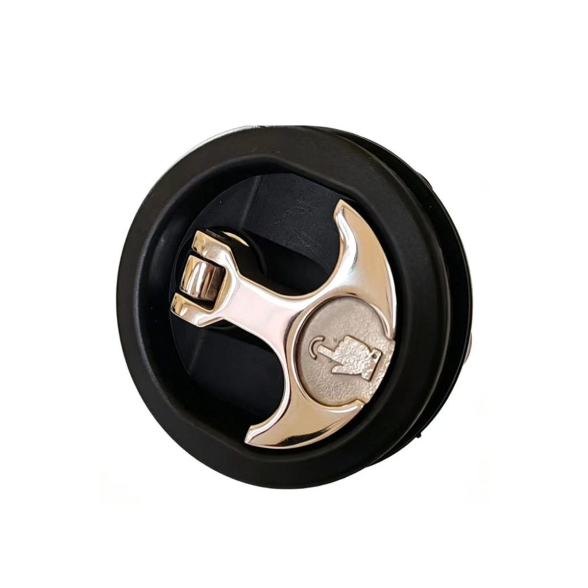 Recessed Flush-Deck-Latch Secure Flush-Mounted Lock  Locking Door Latch for Boat Owners