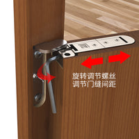 Invisible Door Hinge 3D Adjustable Heavy-Duty Concealed Hinge for Wooden Doors, Pivot Hinge