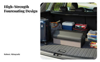 Car Trunk Storage Box Large Capacity Foldable Trunk Organizer Car Storage Compartment Storage Case Space Saving Vehicle Storage
