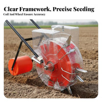 Hand-Push Seeder, Multifunctional Sowing for Legumes Corn
