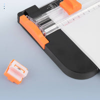 Sliding Paper Trimmer Desktop Paper Slicer Manual Paper Trimmer Secure Ergonomic Folding Ruler Convenient Function Suitable for Home School Office Craft Room