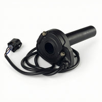 Electronic Full Twist Throttle Wired Handlebar Grip with Wire Rubberized Twist Throttle Plug and Play for Builders, Commuters, Electric Bikes