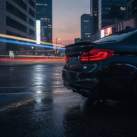 Rear Trunk Spoiler Sport-Style-Style Car Accessory Curved