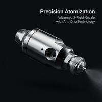 Nozzle 4BSPT Misting Low Pressure, Pneumatic Anti-Drip Nozzle 4BSPT, Stainless Steel Fine Mist Nozzl - Image 8
