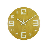 Silent Wall Clock Round Luminous Wall Clock Glow in the Dark for Office
