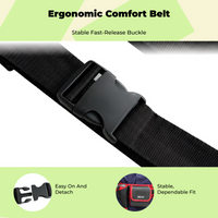 Durable tool pouch with belt