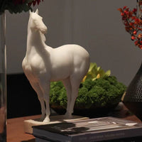 White Horse Sculpture Figurine