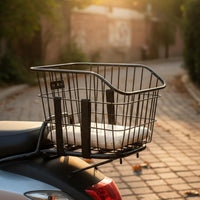 Electric Bike Basket with Fixing Strap Pedal Basket Soft Padded Soft Padded