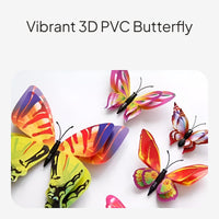3D Butterfly Wall Decals, Creative Home Decor, Fridge Magnet