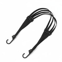 Motorcycle Fastening Strap Adjustable Helmet Bungee Strap Easy to Use Bungee Cord with Hooks for Electric Bikes, Travel