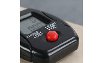 Tracks Time, Count, Calories LCD Fitness Tracker Display Single Button Control Replacement Fitness Console Exercise Bike Computer for Home Gym