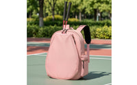 Structured Badminton Racket Bag Padded Badminton Backpack Comfortable Racket Backpack with Pockets Compact for Commuters