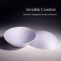 Breast Pads Foam Inserts for Swimwear and Sports Bras, Round with Soft Sponge Padding, Breathable Cups for Sewing Projects