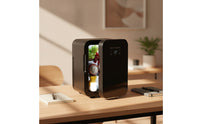 Compact Mini Fridge with Digital Display Portable Mini Fridge Small Beverage Cooler Freestanding for Commuters
