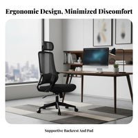 Highspine support Reclining Mesh Chair Ergonomic Design Gaming Seat Support