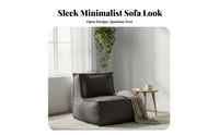Single-Person Floor Lounger Chair Removable and Cleanable Cover Floor Sofa Lightweight Assistanceive Frame for Teens
