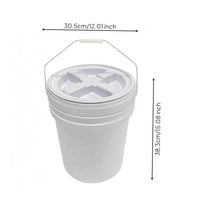 Screw-on Lid Container Round Storage Container Leak-Proof