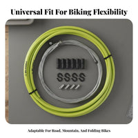 Cycle Brake Wire and Housing Set Wear Withstand Ant Bike Brake and Gear Selector Wire Kit Universal Bike Drive Line Long-Lasting