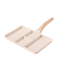 Non-Stick Frying Pan with Four Holes for Eggs and Steak