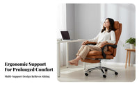 Reclining Office Chair with Footrest High Back Design for Study Room, Executives