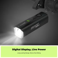 USB bike headlight, waterproof, bright