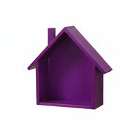 House-Shaped Shelf Decorative House-Shaped Cubby Space-Saving for Kindergarten