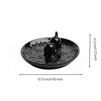Scent Holder Easy to Feline Incense Burner Heat-Resistant Home Decor for Indoor